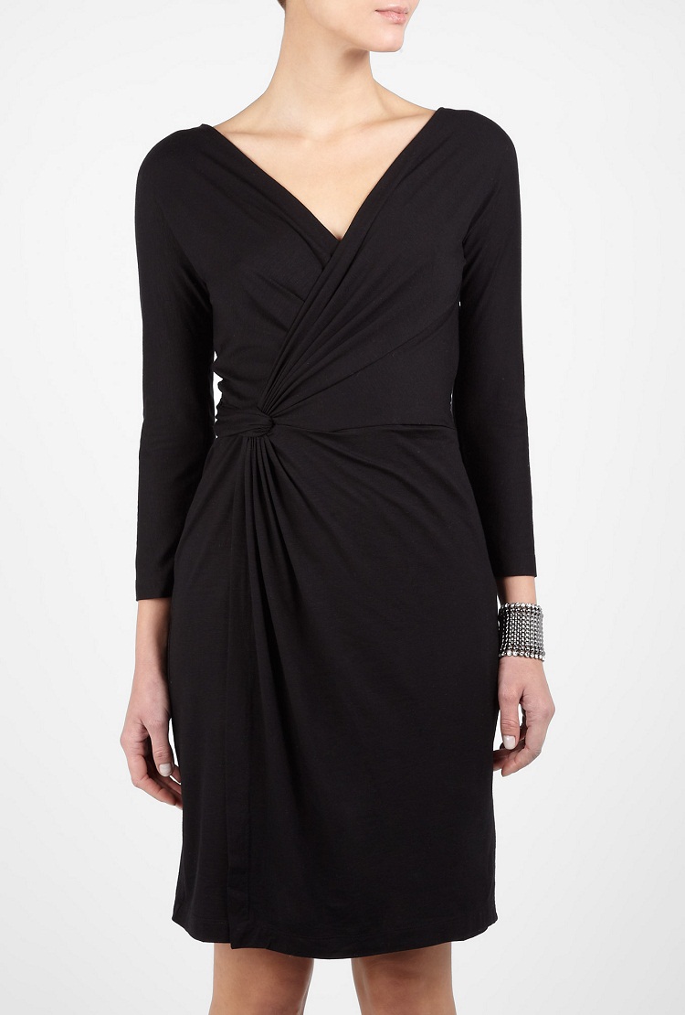 Black Wrap Dress | Dressed Up Girl
