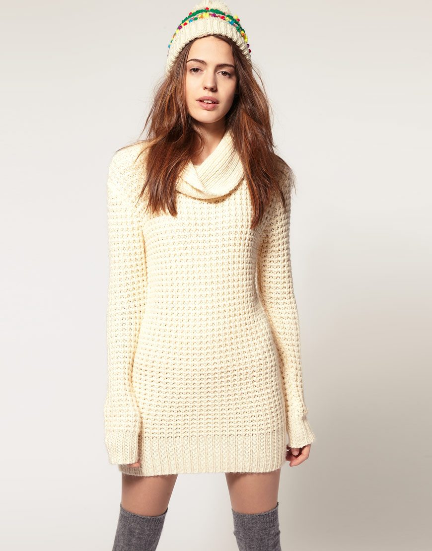 Cowl Neck Sweater Dress | Dressed Up Girl