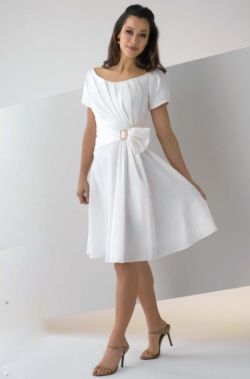 White Cocktail Dress Picture Collection | DressedUpGirl.com