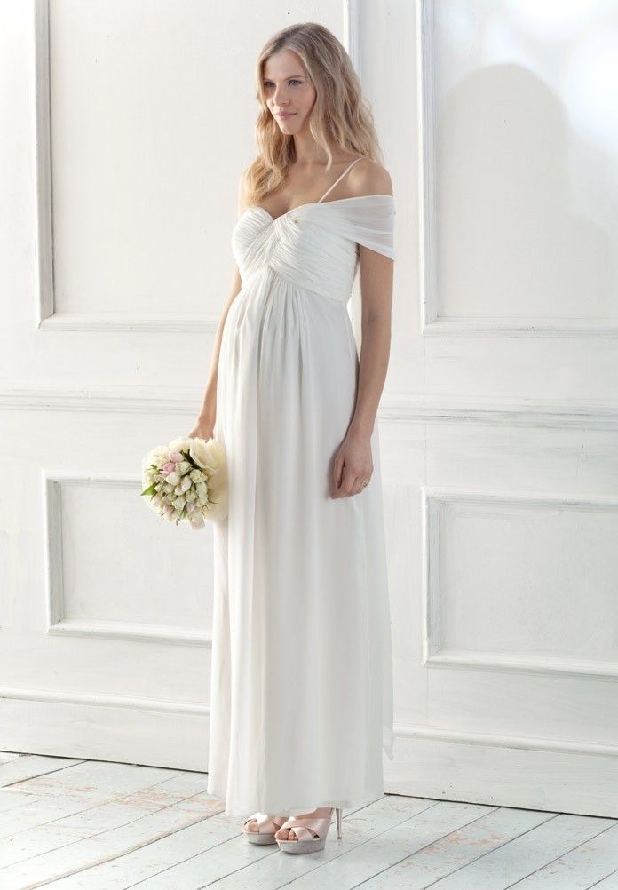 maternity wedding dress