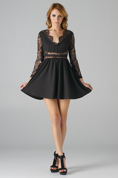 Black Fit and Flare Dress Picture Collection | Dressed Up Girl