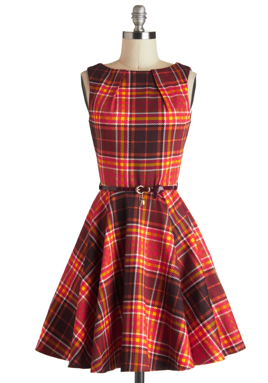 Plaid Dress Dressed Up Girl