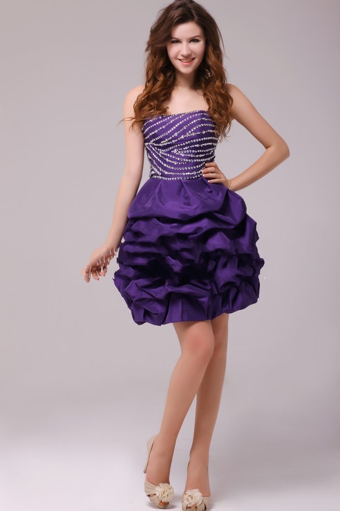 Purple Cocktail Dress