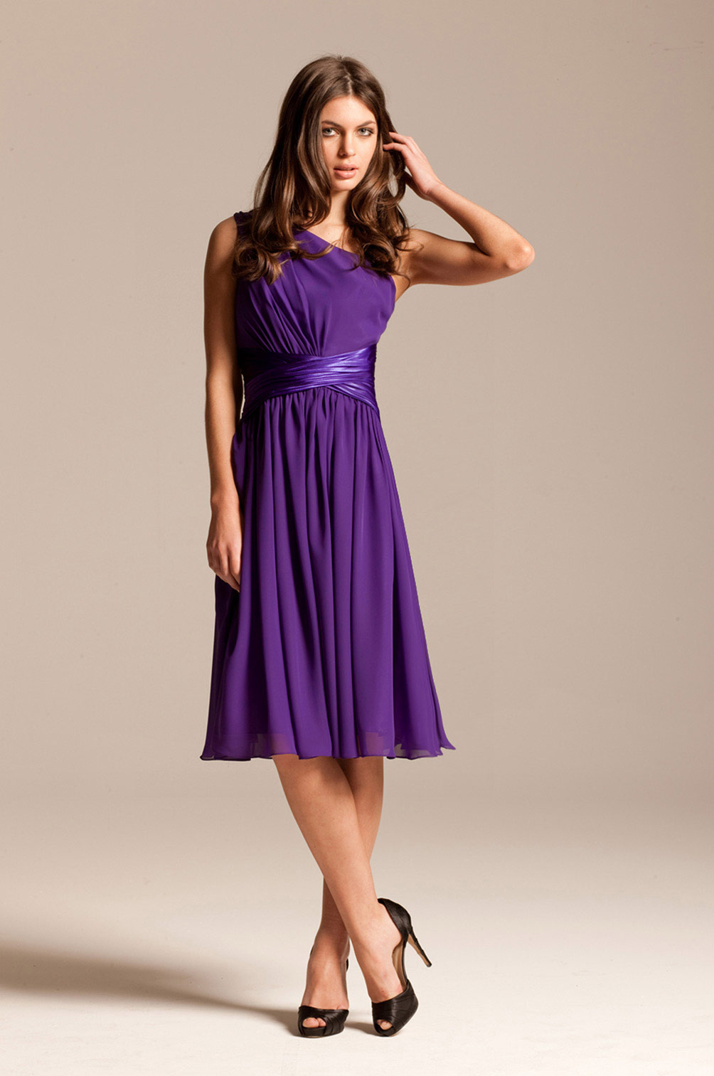 Purple Cocktail Dress