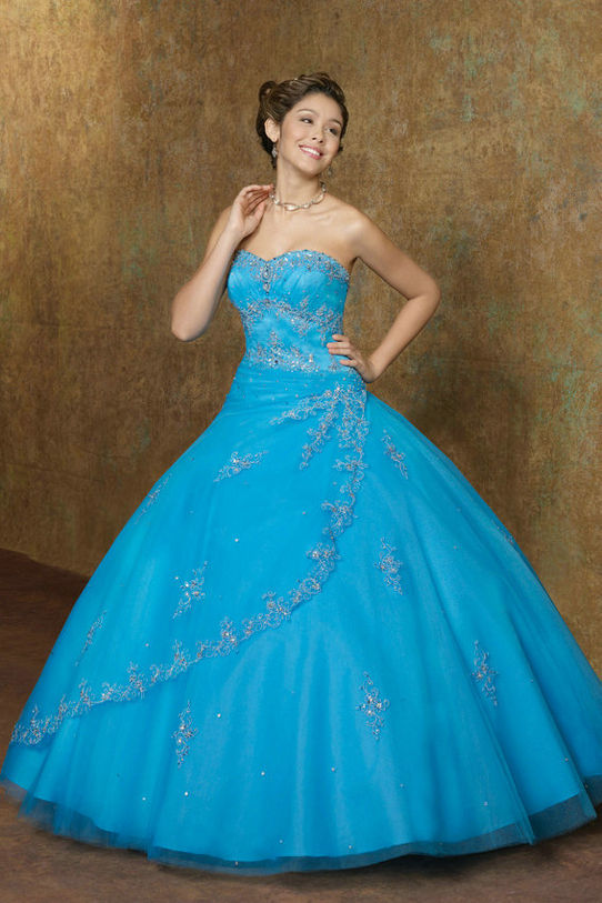 Blue Quinceanera Dresses - Dressed Up Girl
