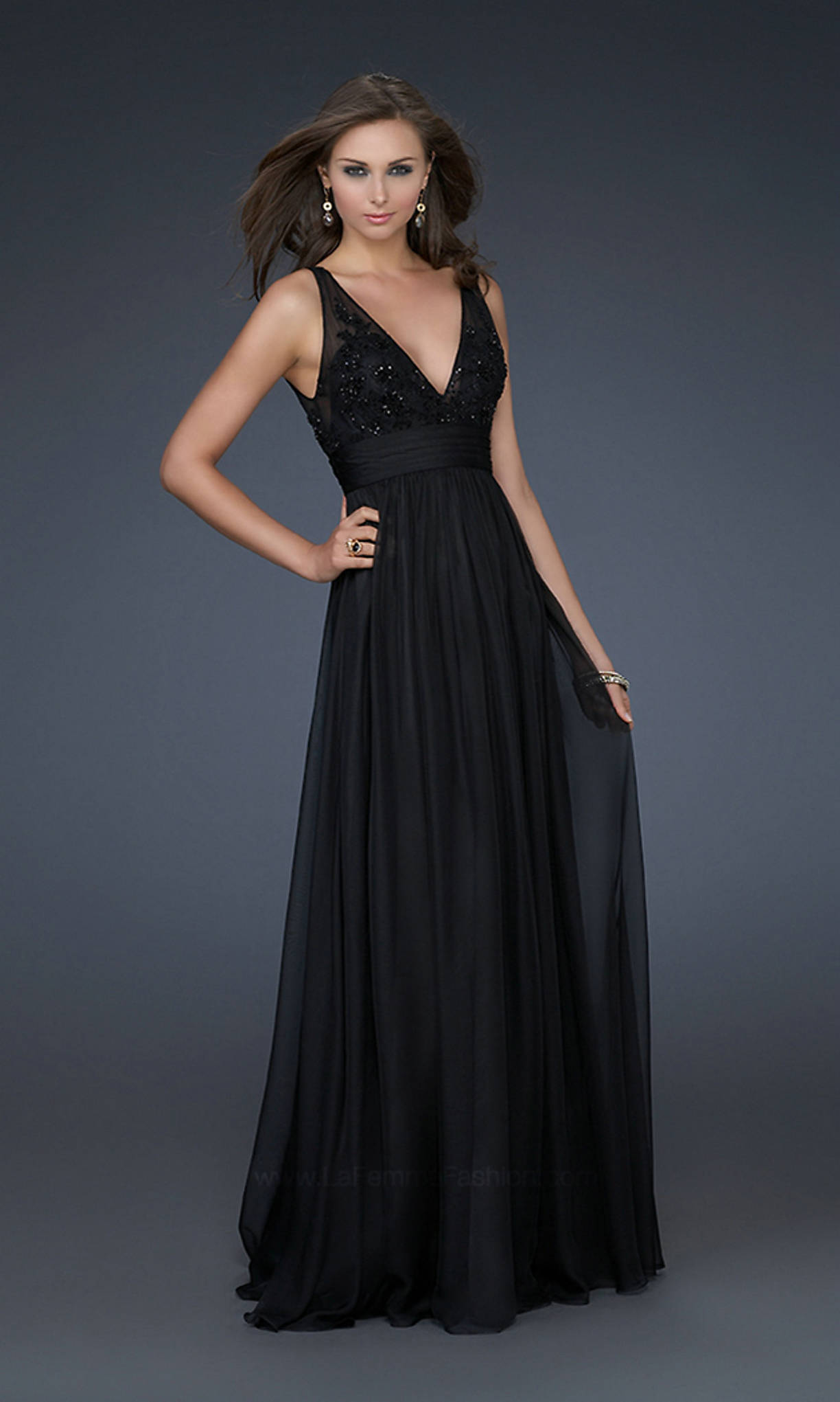 black formal dress