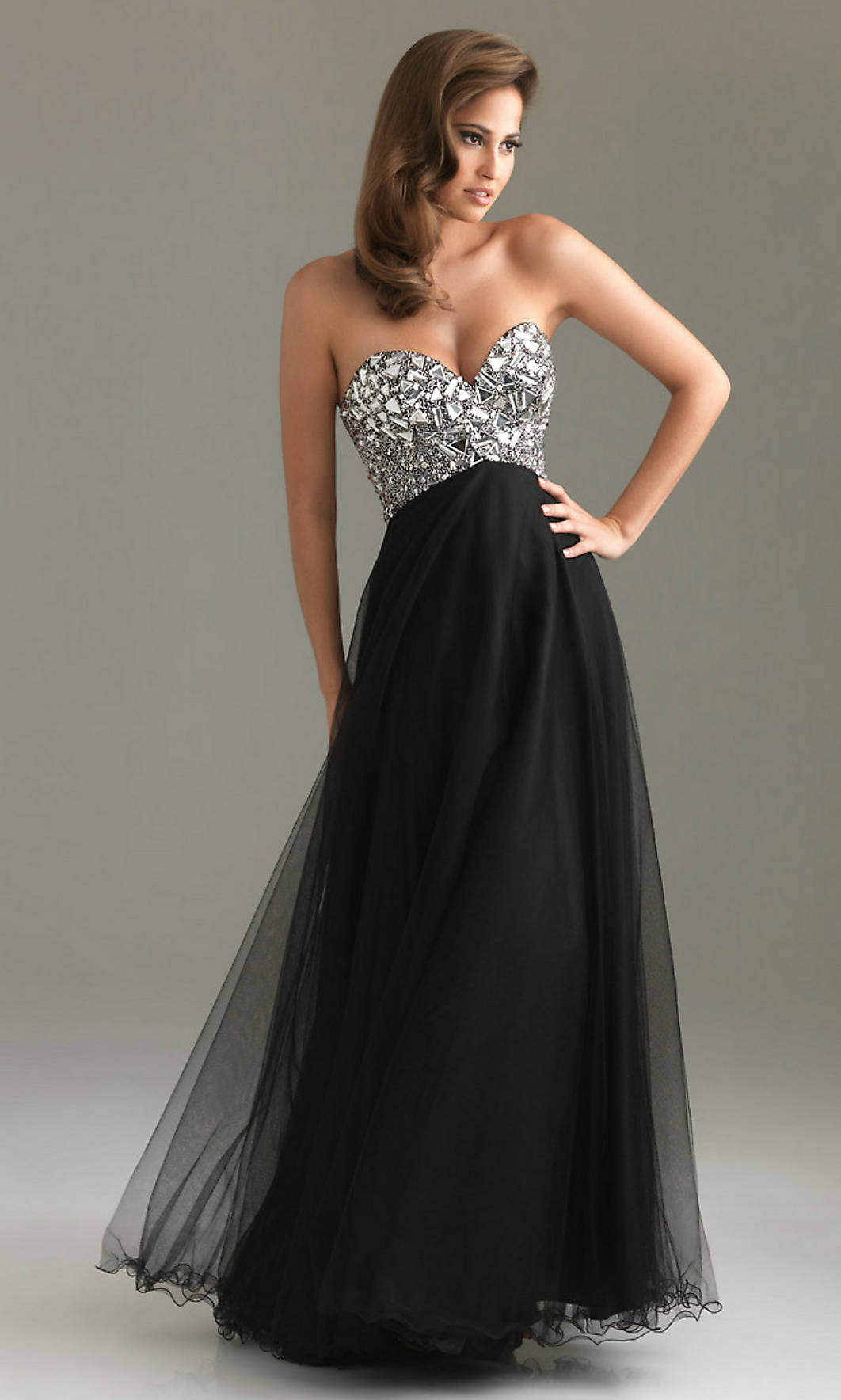 Reliable Index Image long black prom dresses