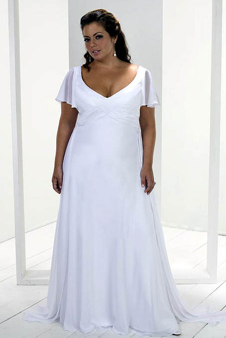 Casual Wedding Dresses Plus Size