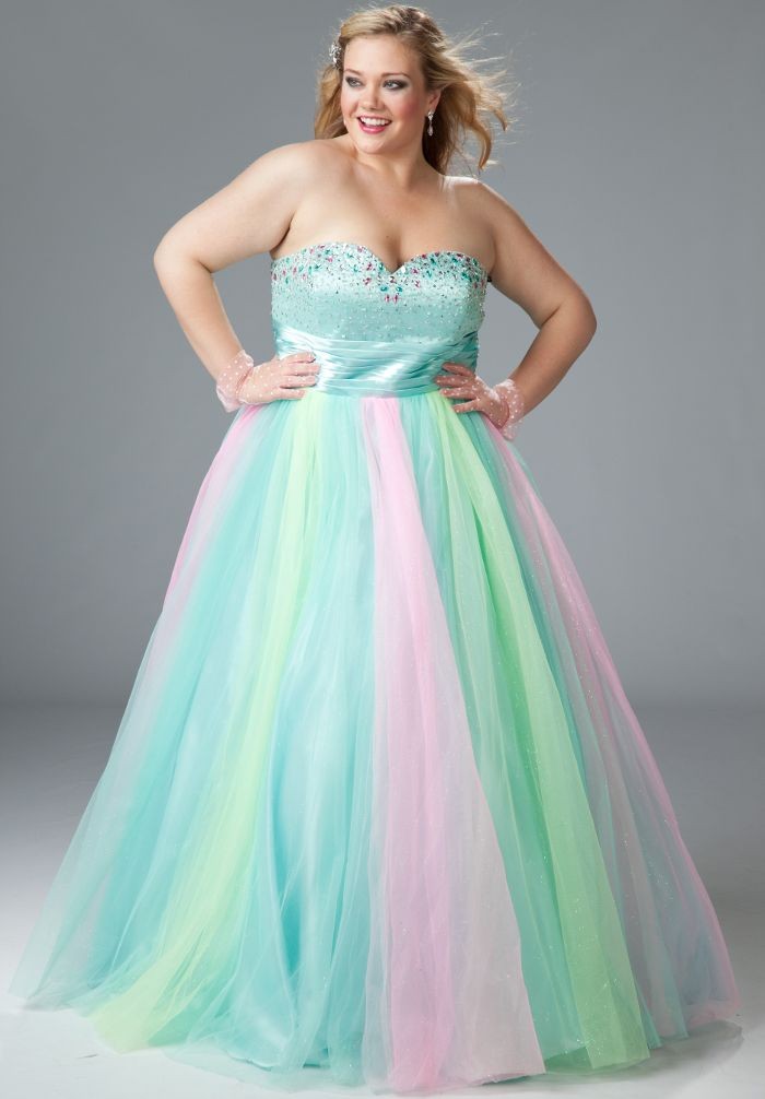 plus size prom dress