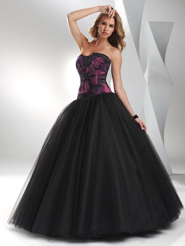 Black Wedding Dresses Dressed Up Girl