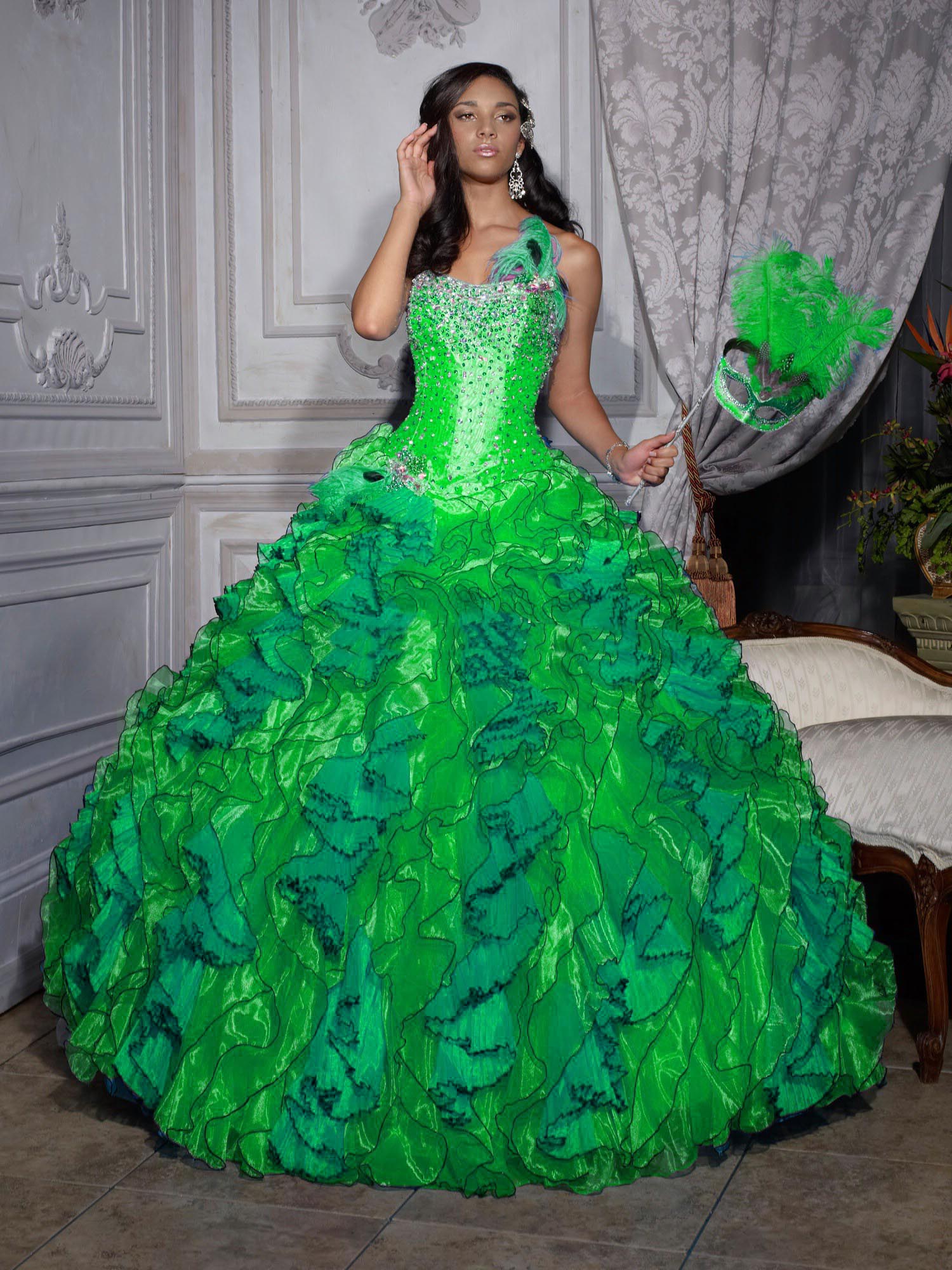 Green Quinceanera Dresses | Dressed Up Girl