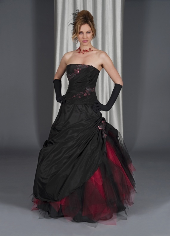 Black Wedding Dresses Dressed Up Girl