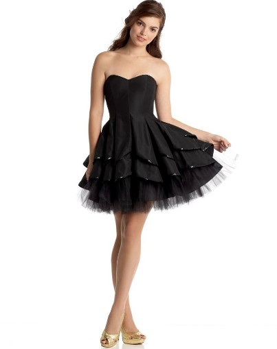 Short Black Prom Dresses - Qi Dress