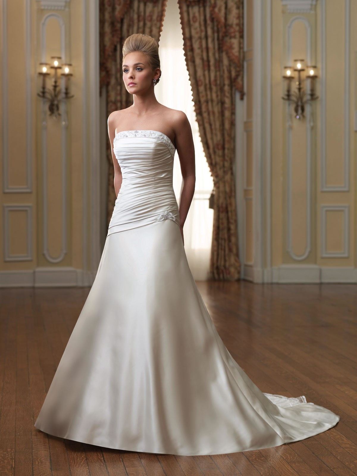 Best Strapless Silk Wedding Dress  Learn more here 