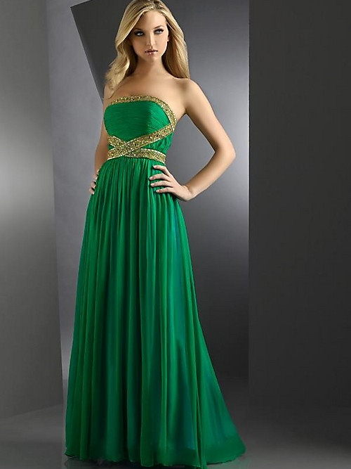 green prom dresses