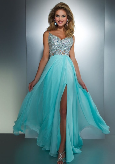 Blue Prom Dresses | DressedUpGirl.com