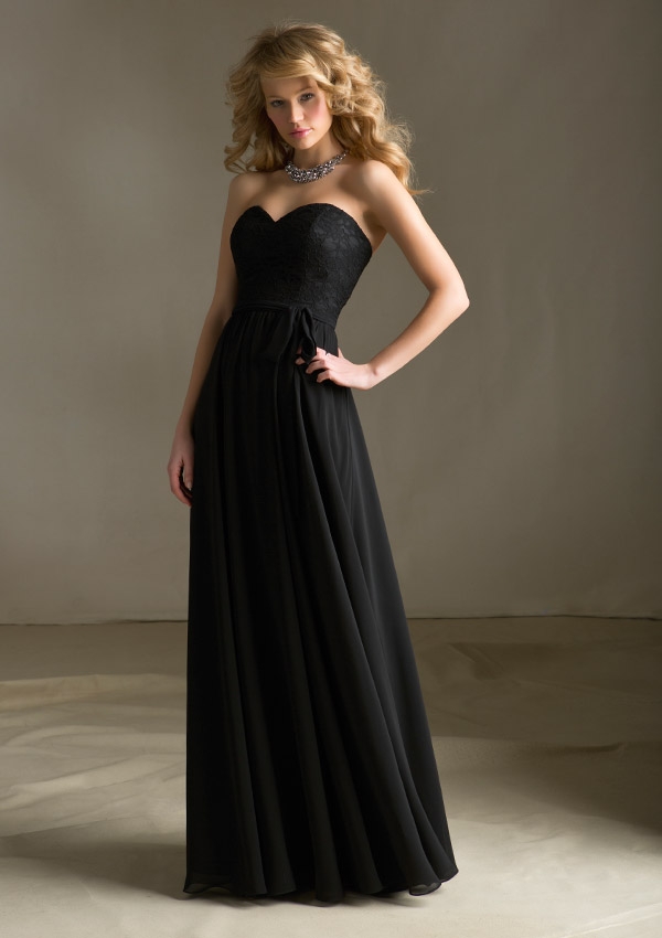 Long Black Prom Dresses 2013