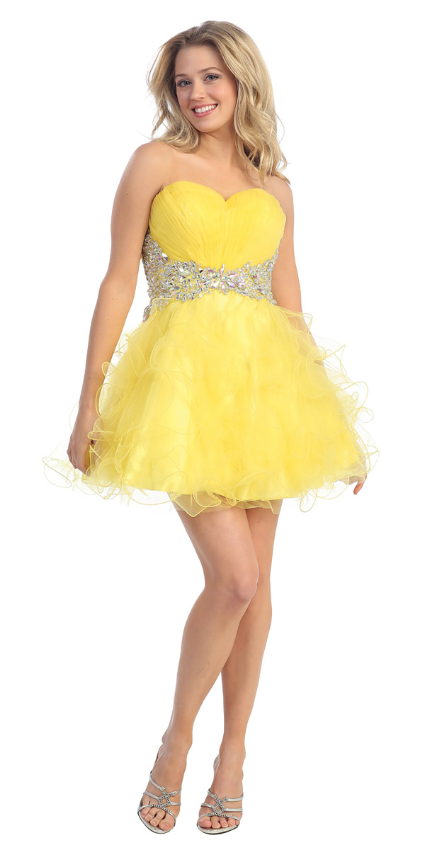 Yellow Prom Dresses  Dressed Up Girl