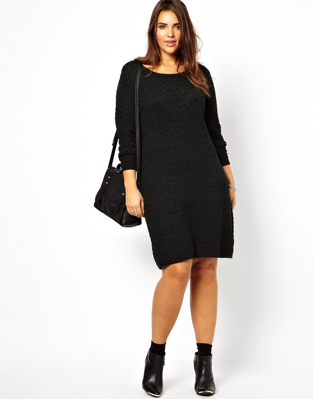 plus size sweater dress