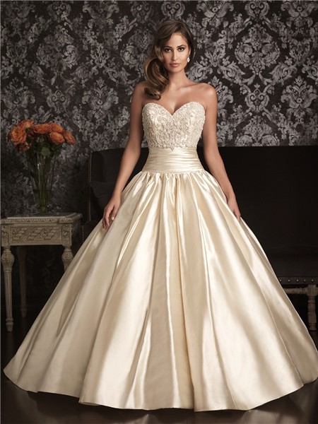 champagne wedding dresses