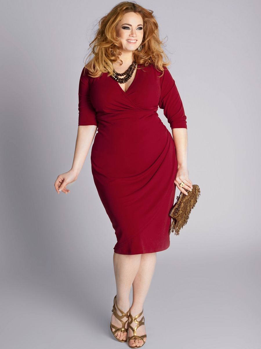 plus-size-dresses-with-sleeves-dressed-up-girl