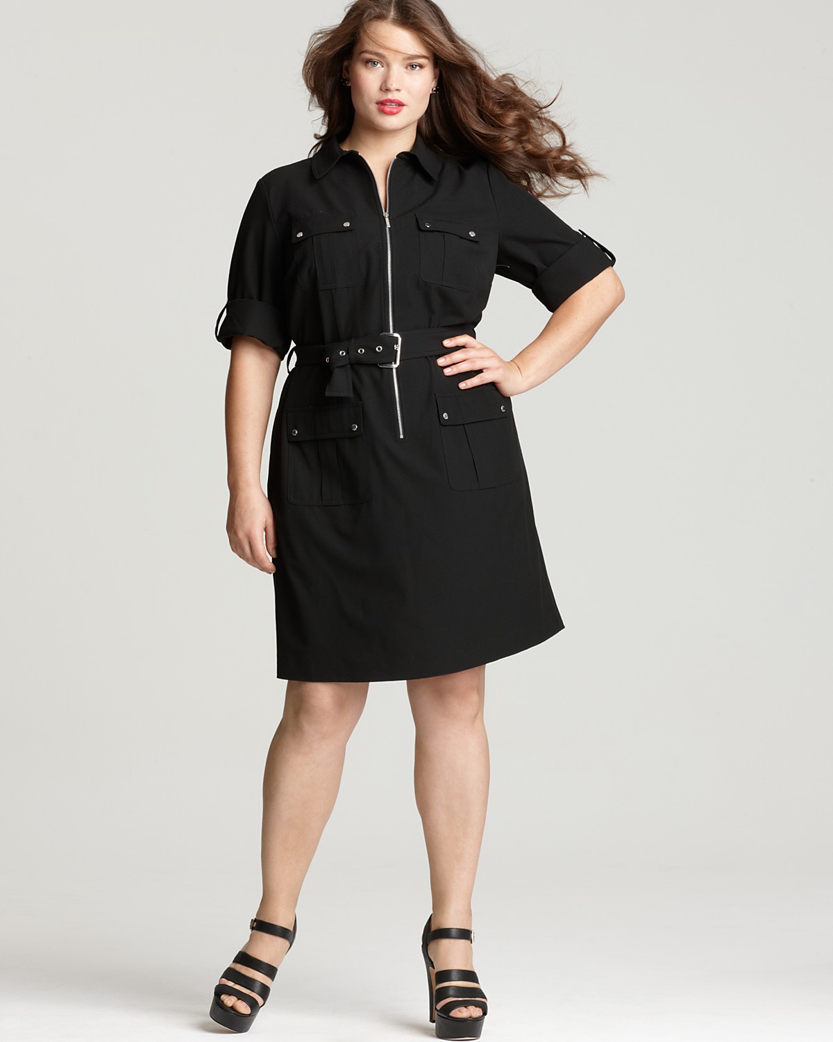 plus size shirt dress