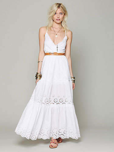 white long dress summer