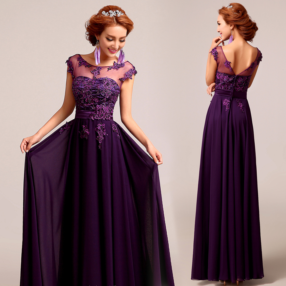 Albums 99+ Images pictures of purple bridesmaid dresses Completed