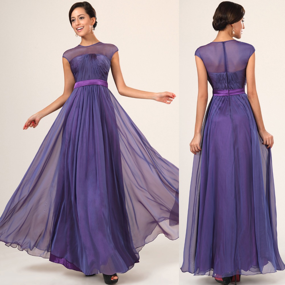 Chiffon bridesmaid dresses long with sleeves