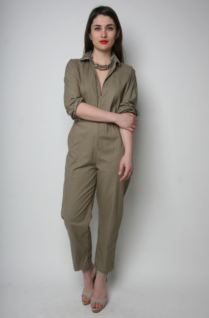 Army Green Jumpsuit