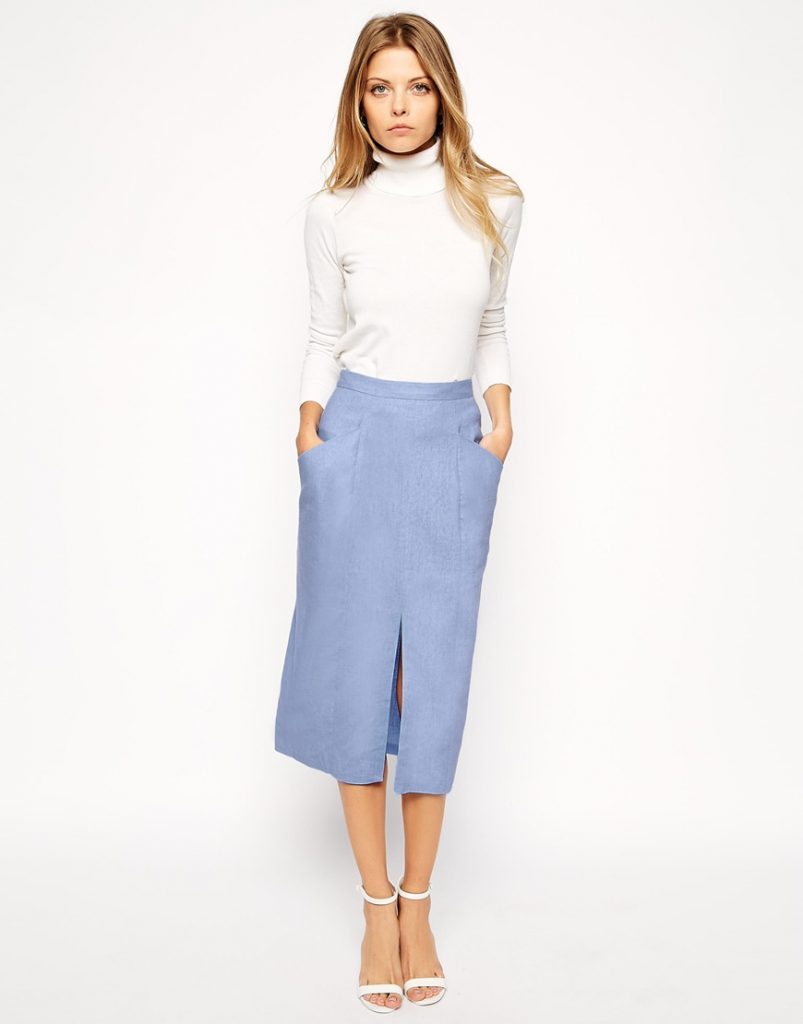 Linen Skirt Dressed Up Girl
