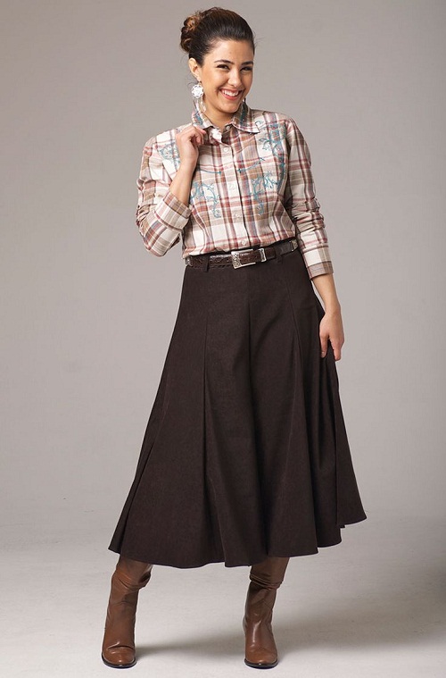 western tops for skirts