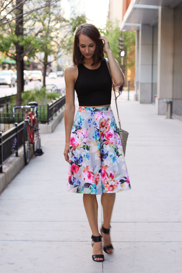 Floral Skirt | Dressed Up Girl