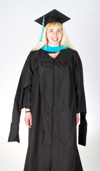 graduation dress master's degree