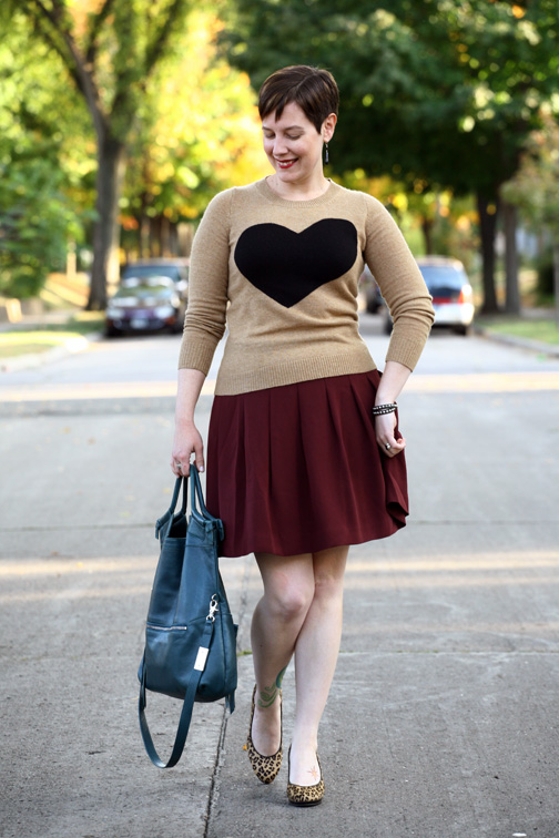 Versatile Skirt And Sweater Outfit
