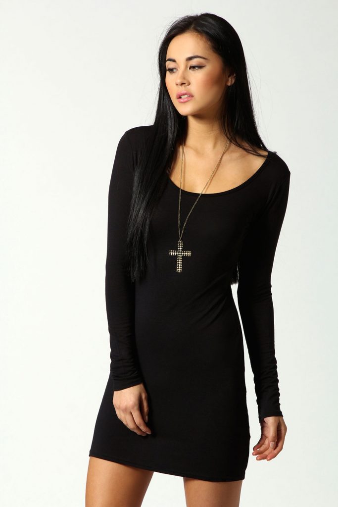 bodycon long sleeve top