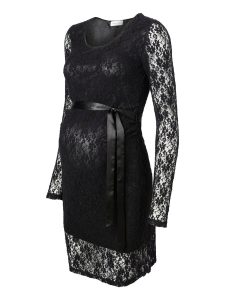 Black Lace Maternity Dress