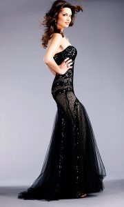 Black Lace Wedding Dress