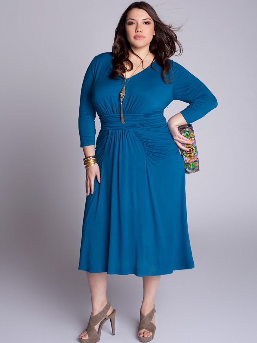 Plus Size Wrap Dress | Dressed Up Girl