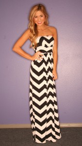 Chevron Dress Maxi