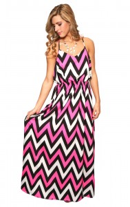 Chevron Maxi Dresses