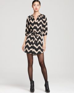 Chevron Print Dress