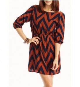 Chevron Printed Dresses