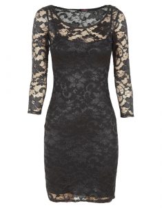 Floral Lace Bodycon Dress