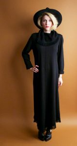 Long Sleeve Black Sweater Dress