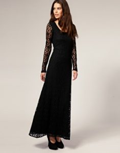 Long Sleeve Lace Maxi Dress