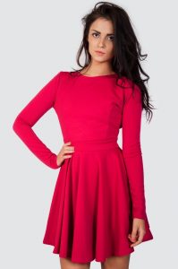 Long Sleeved Skater Dress