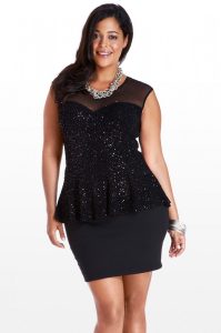 Plus Size Peplum Dress Picture Collection | DressedUpGirl.com