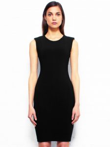 Plain Black Bodycon Dress