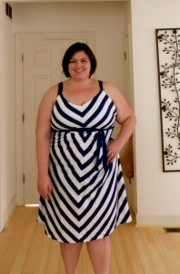 Plus Size Chevron Dresses